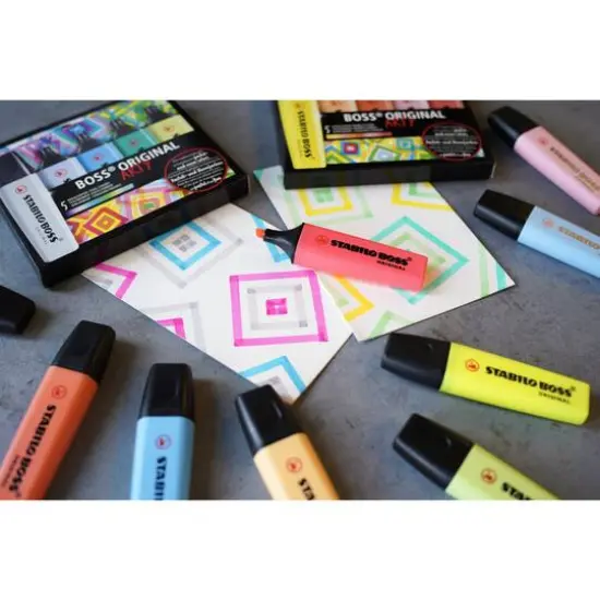 STABILO&reg; BOSS&reg; Arty Cool Colors Original Highlighter Set {5}