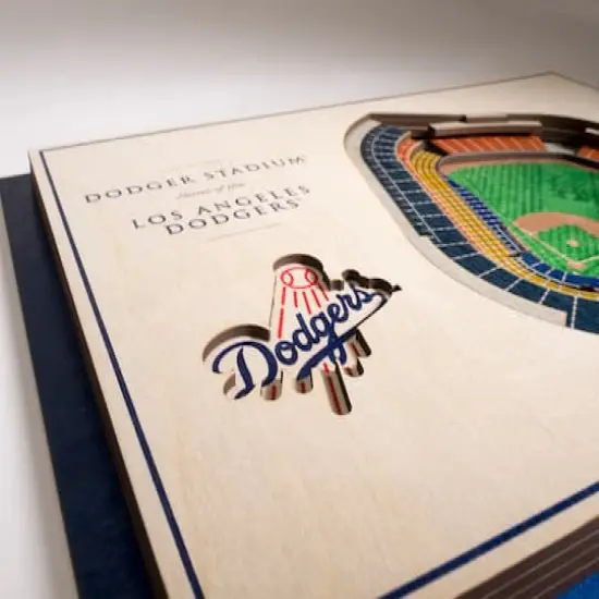 MLB Team 5-Layer StadiumView Wall Art Los Angeles Dodgers {6}