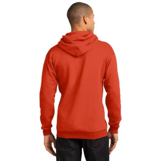 Port & Company&reg; Brights Core Fleece Pullover Hooded Sweatshirt Orange {6}