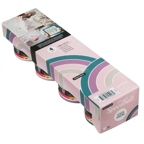 Speedball&reg; Polished Pastels Screen Printing Ink Set {4}