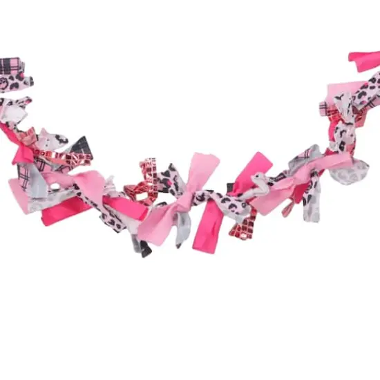 6ft. Pink Fabric Garland by Ashland&reg; {3}