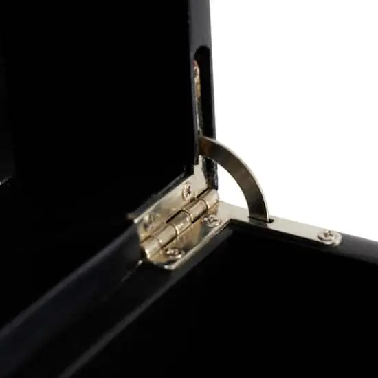 Black Mother of Pearl Geometric Box Set {6}