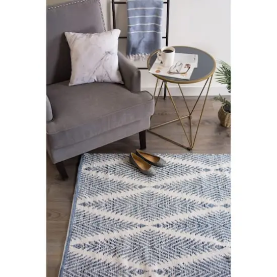 DII&reg; Blue Diamond Hand-Loomed Rug, 2ft. x 3ft. {6}