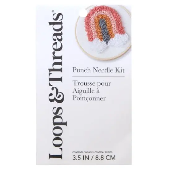 Rainbow Punch Needle Kit by Loops & Threads&reg; {3}