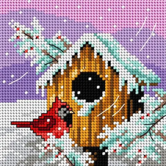 Orchidea Four Seasons - Winter Gobelin Canvas Cross Stitch Kit {1}