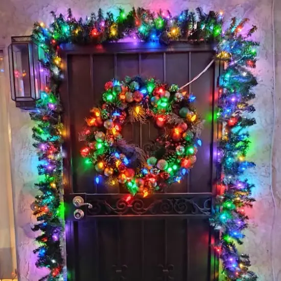 9ft. Canadian Pine 2-Tone Christmas Garland {10}