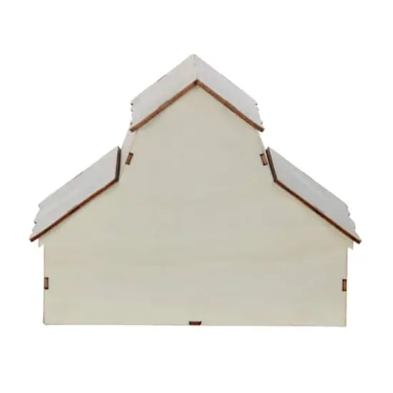 5.25" DIY Villages Barn LED Wood D&eacute;cor by Make Market&reg; {6}