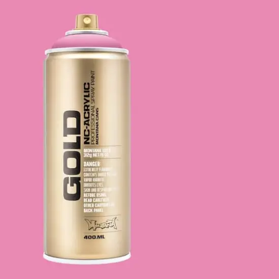 Montana&trade; Cans GOLD Shock Color Spray Paint, 400mL S4000 Shock Pink Light {4}