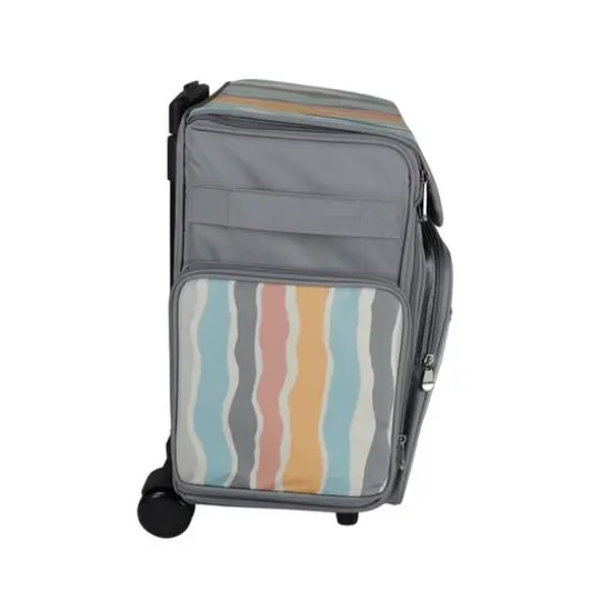 Everything Mary Gray Stripes Rolling Craft Bag {8}