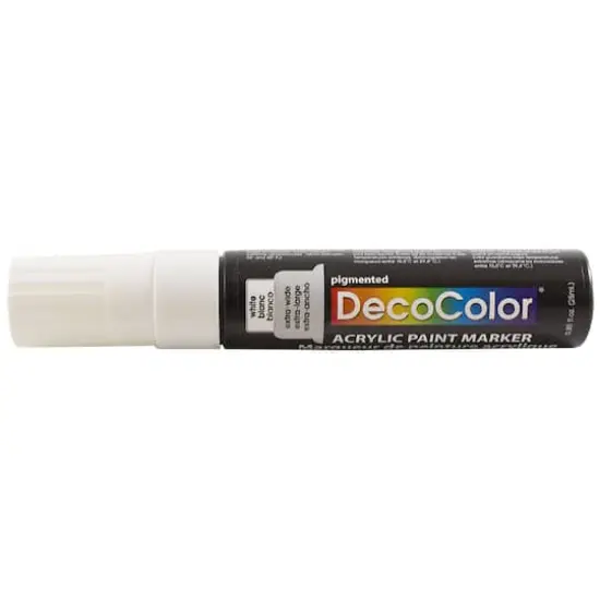 DecoColor&reg; Jumbo Point Acrylic Paint Marker White {1}