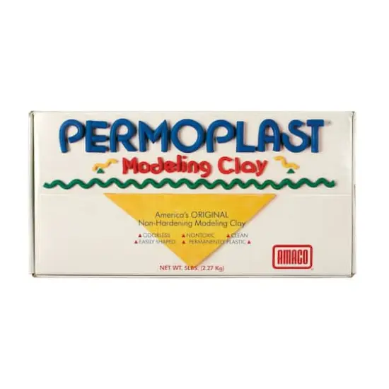 AMACO 5lb. Cream Permoplast Modeling Clay {1}