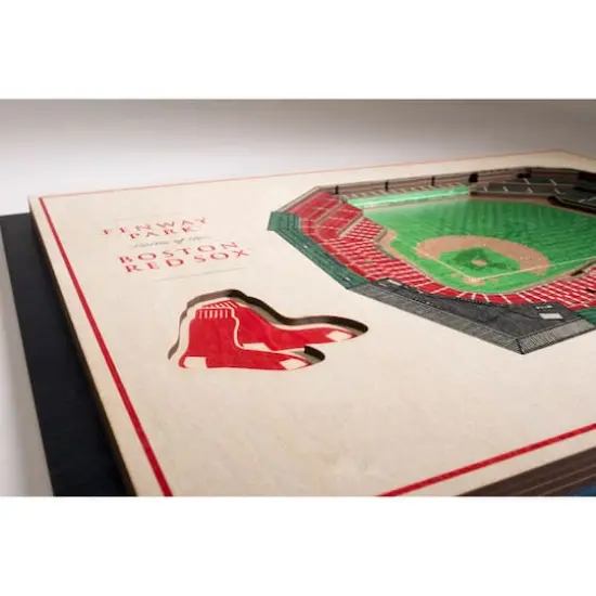 MLB Team 5-Layer StadiumView Wall Art Boston Red Sox {6}