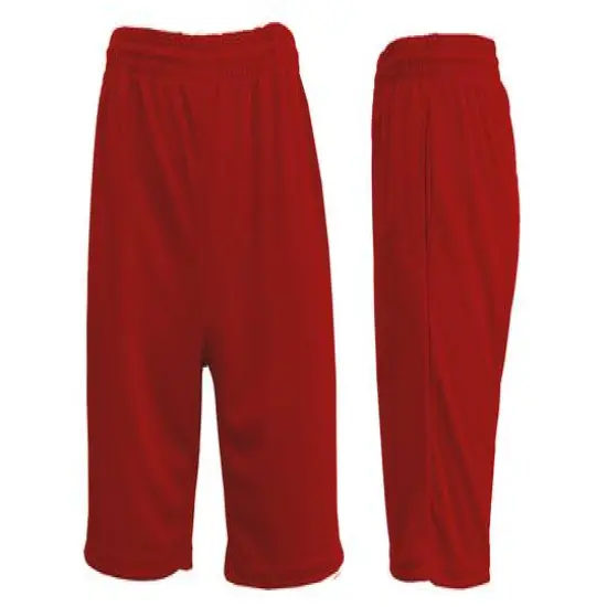 Galaxy by Harvic Men's Moisture Wicking Performance Basic Mesh Shorts Red {1}