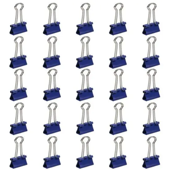 JAM Paper 3/4" Binder Clips, 25ct. Purple {7}