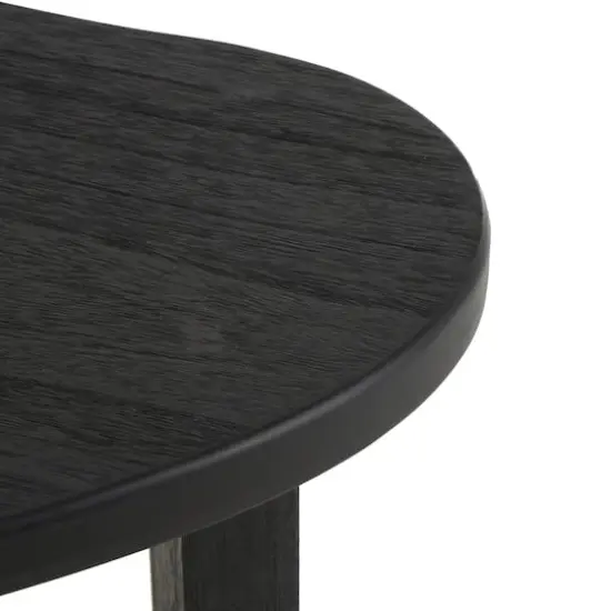 20" Black Handmade Heart Inspired Side End Accent Table {5}