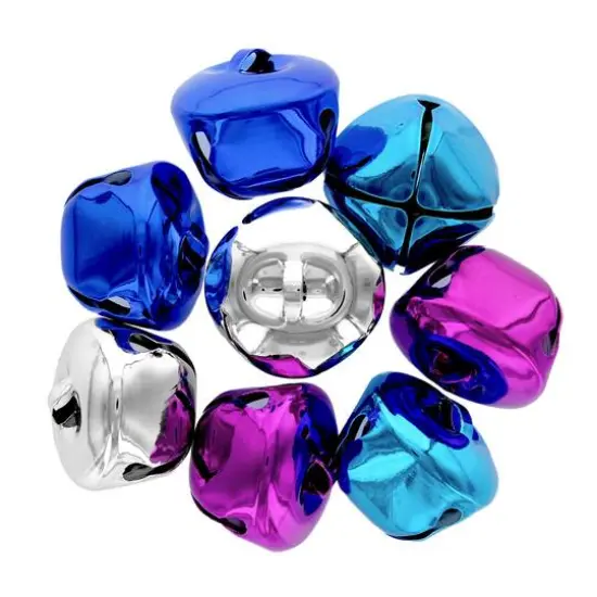 Essentials by Leisure Arts 1.38" Winter Colors Jingle Bells, 8ct. {3}