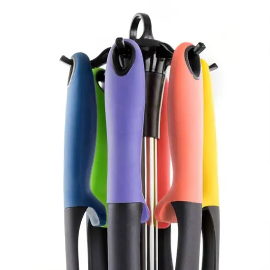 MegaChef Assorted Color Nylon Cooking Utensils Set, 7ct. {7}