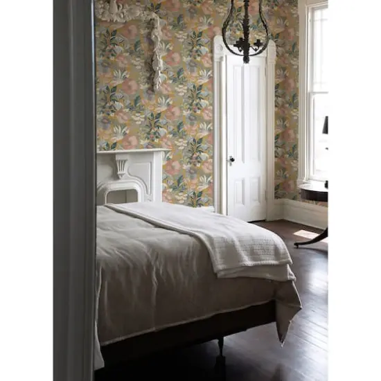 RoomMates Poppy Fields Peel & Stick Wallpaper Mustard {4}