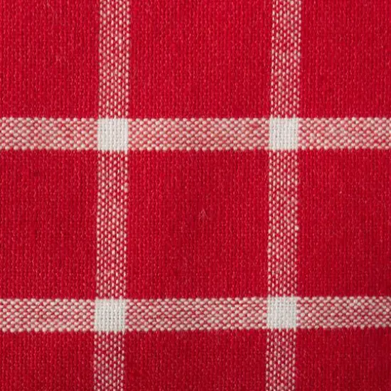 DII&reg; Holly Berry Plaid Tablecloth {4}