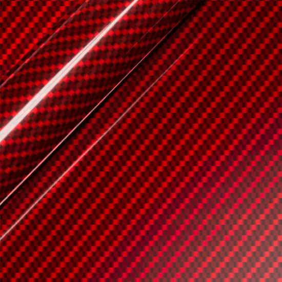 Siser&reg; EasyPatterns&reg; Plus Carbon Fiber Heat Transfer Vinyl, 36" Red {1}
