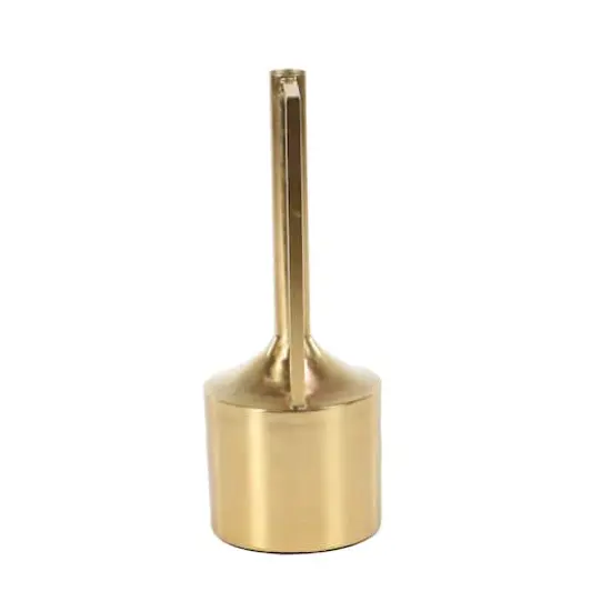 Set of 2 Gold Metal Glam Vase, 16", 22" {5}