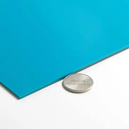 Glowforge&reg; Proofgrade&reg; 12" x 12" Eco Thin Acrylic Sheet Teal {4}