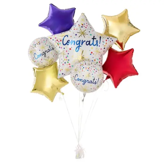 Confetti Congrats Foil Balloon Bundle {3}