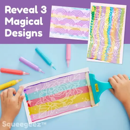 Creativity for Kids&reg; Unicorn Squeegeez Magic Reveal Art {7}