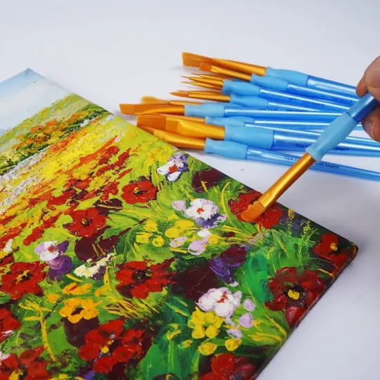 Golden Taklon Brush Set by Craft Smart&reg; {3}