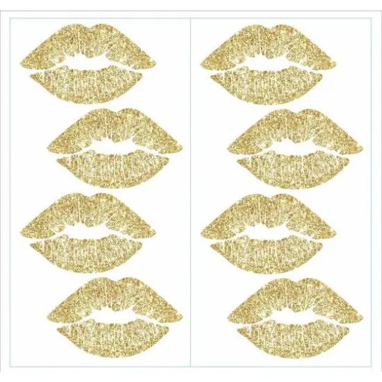 RoomMates Glitter Lip Peel & Stick Wall Decals {1}