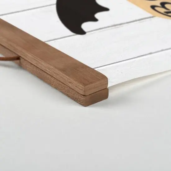 Halloween Street Names Teak Hanging Canvas {3}