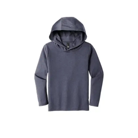 District&reg; Perfect Tri&reg; Youth Long Sleeve Hoodie Navy Frost {1}