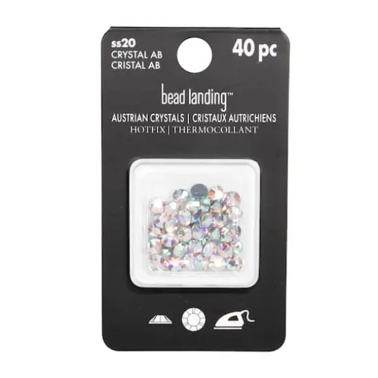 SS20 Round Hotfix Austrian Crystals by Bead Landing™, 40ct. Crystal AB {5}