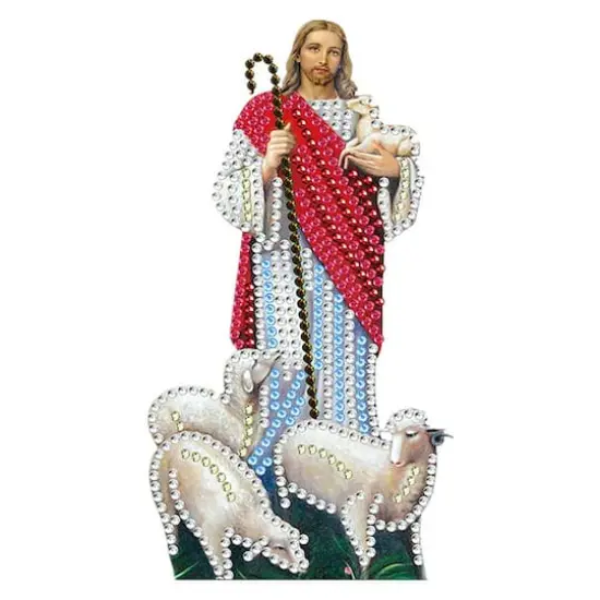 Sparkly Selections Jesus Lamp Diamond Art Kit {3}