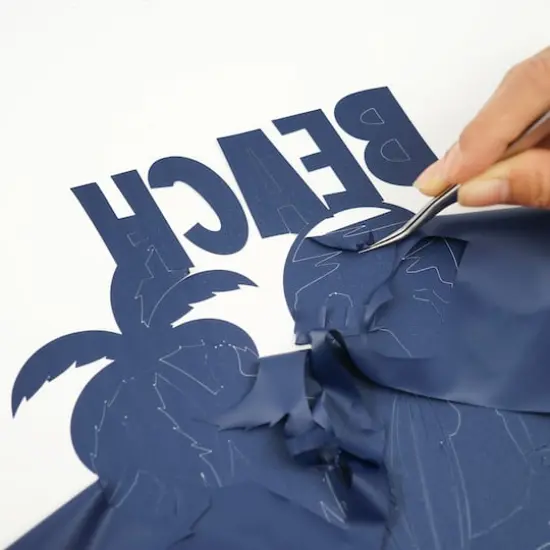 Stretch Heat Transfer Vinyl by Make Market&reg; Navy {5}