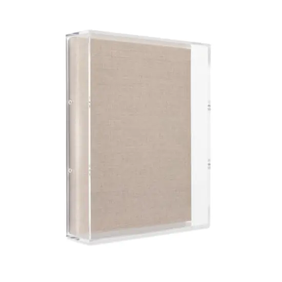 Wexel Art UV Grade Acrylic Shadowbox 3" Depth with Beige Linen Canvas {3}