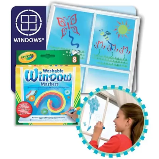 Crayola Washable Window Markers, 8ct. {5}