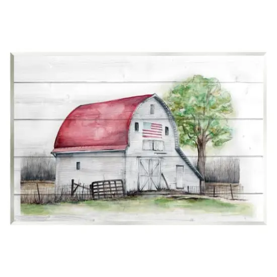 Stupell Industries Rustic Americana Barn Wall Plaque Art {1}