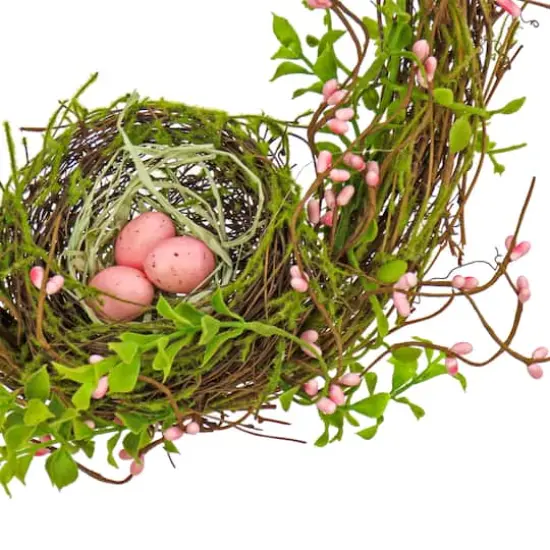 11" Bird&rsquo;s Nest Twig Wall D&eacute;cor {4}