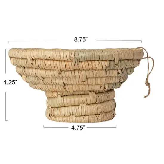 Hello Honey&reg; 8.75" Oval Natural Seagrass Tray {6}