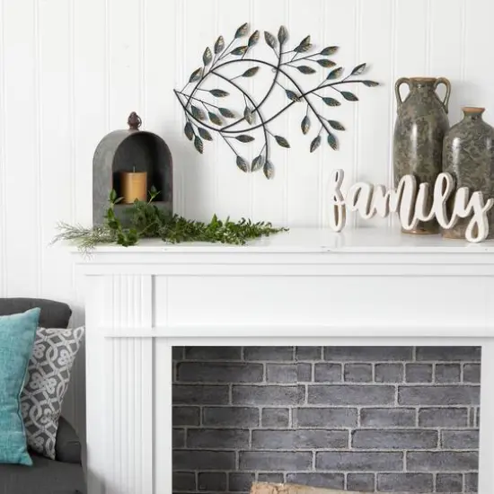 Scattered Leaves & Vine Wall D&eacute;cor {5}