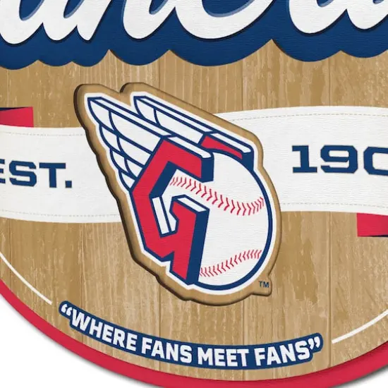 MLB Fan Cave Sign Cleveland Guardians {6}