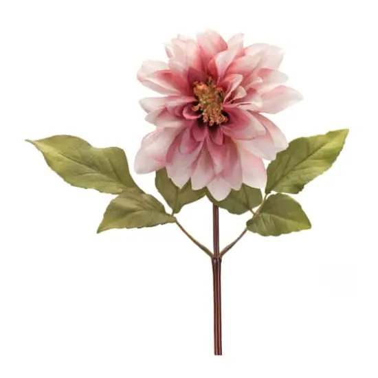 16" Blush Pink Dahlia Flower Stem, 6ct. {1}