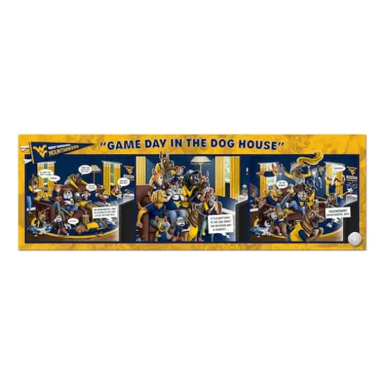 College Game Day in the Dog House 1,000 Piece Puzzle West Virginia Mountaineers {5}