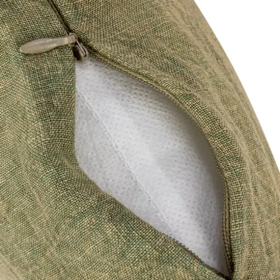 Hello Honey&reg; Stonewashed Linen Lumbar Pillow Olive {6}