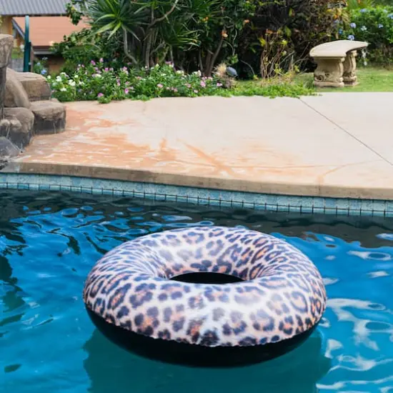 PoolCandy Leopard Print Jumbo Pool Tube {3}
