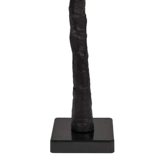 24" LED Lighted Black Halloween Twig Tree, Warm White Lights {7}