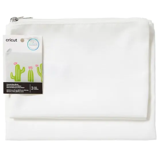 Cricut&reg; Linen Cosmetic Bag Blanks {1}