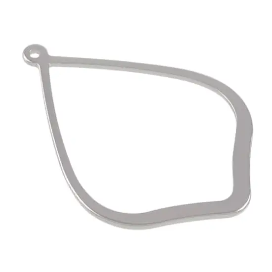 Pear-Shaped Dangle Connectors by Bead Landing&trade; Rhodium {1}