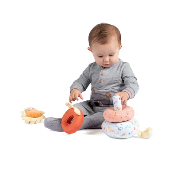 Manhattan Toy&reg; Safari Lion Plush Baby Stacking Toy {7}